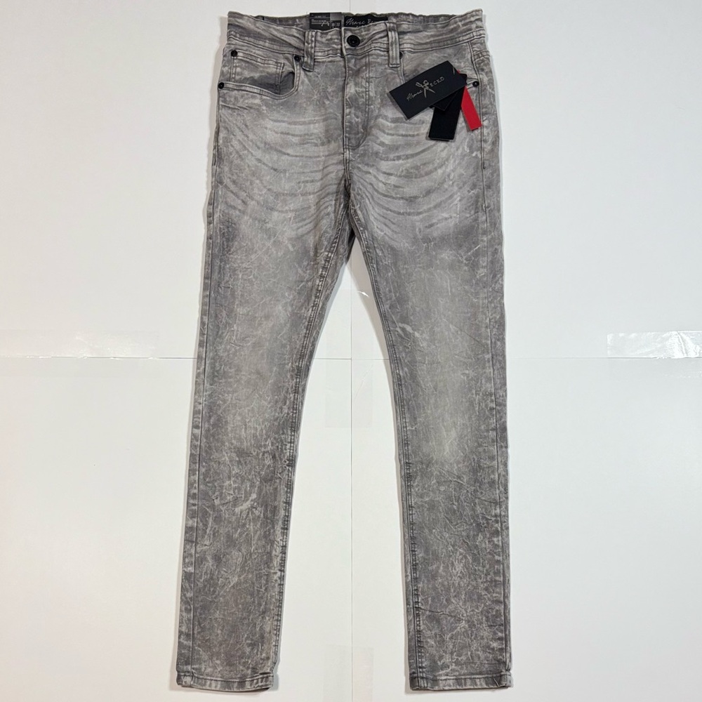 NEW Marc Ecko Men’s Super Stretch Flex Cut & Sew Denim Jeans gray size M 30x32